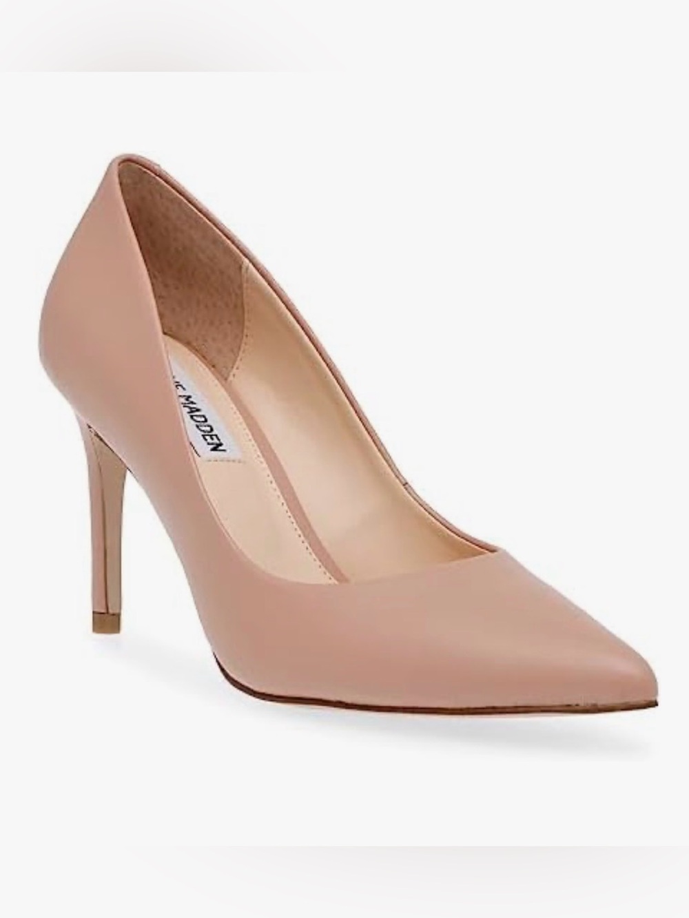Steve Madden Tan Pointed-Toe Pump